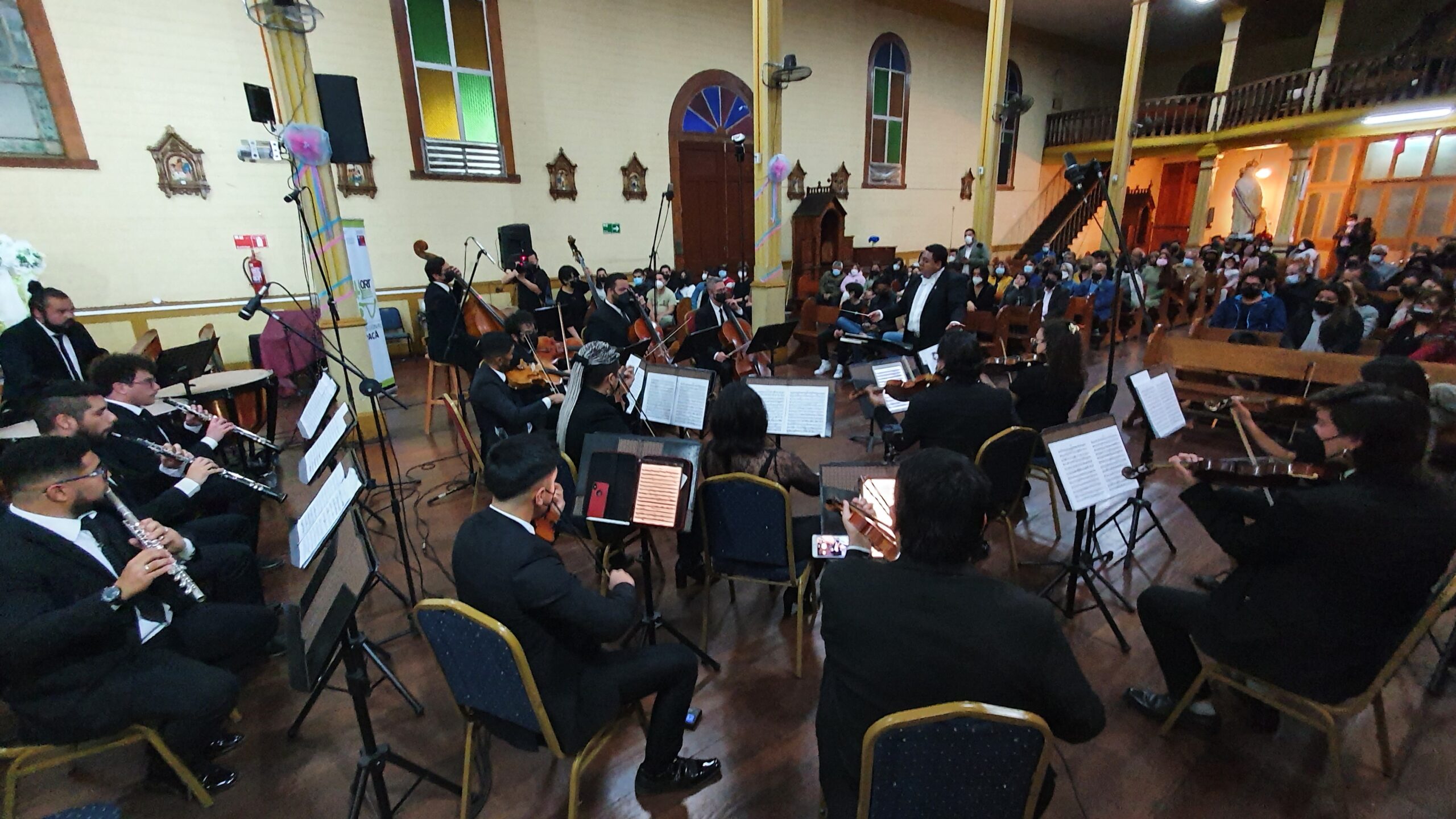 Obras de Beethoven y Wagner deleitaron a los iquiqueños en un nuevo concierto de gala de la Orquesta Regional de Tarapacá 