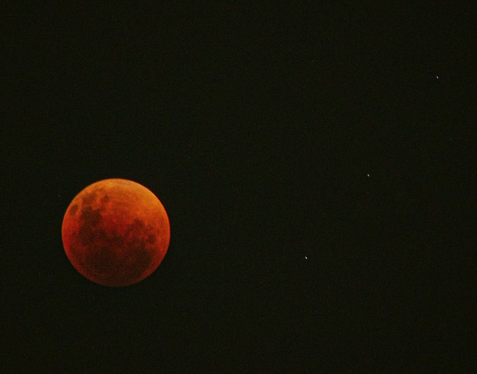 Luna de Sangre fue visible desde el norte al sur del país