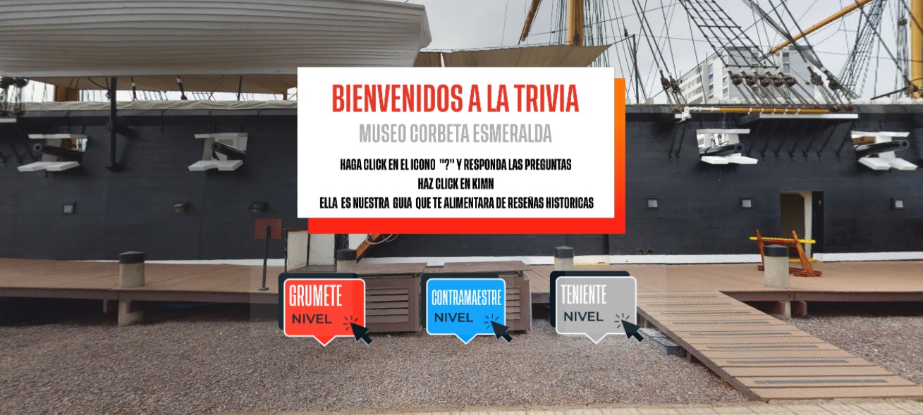 Museo “Corbeta Esmeralda” lanzó Trivia Gaming en su sitio web