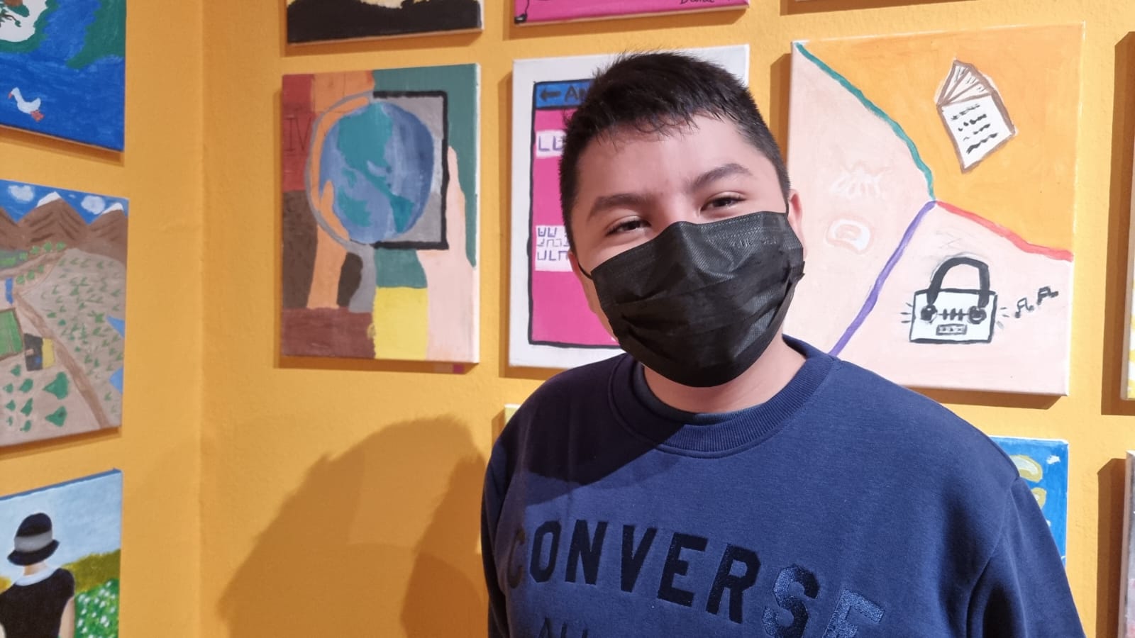 Pacientes artistas de Teletón Iquique exponen sus obras en el Museo Nacional de Bellas Artes￼