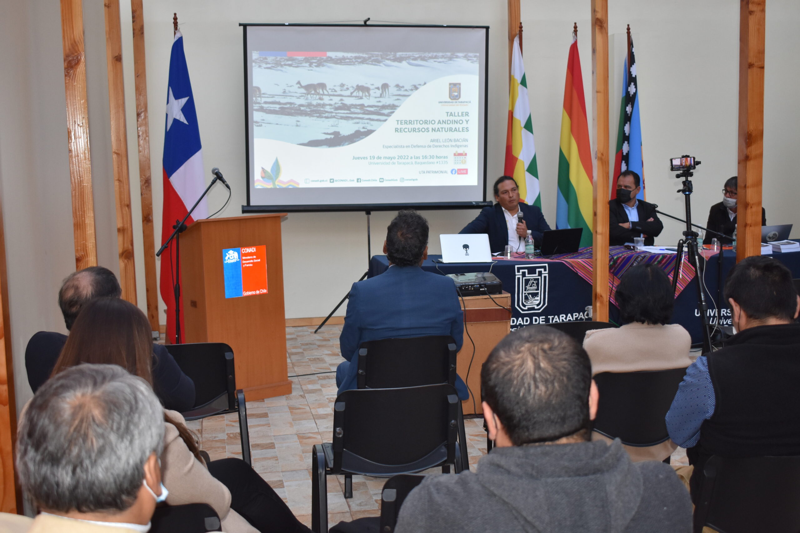 Taller “Territorio Andino y Recursos Naturales de CONADI abordó temáticas legales que enfrentan comunidades del Tamarugal y el país