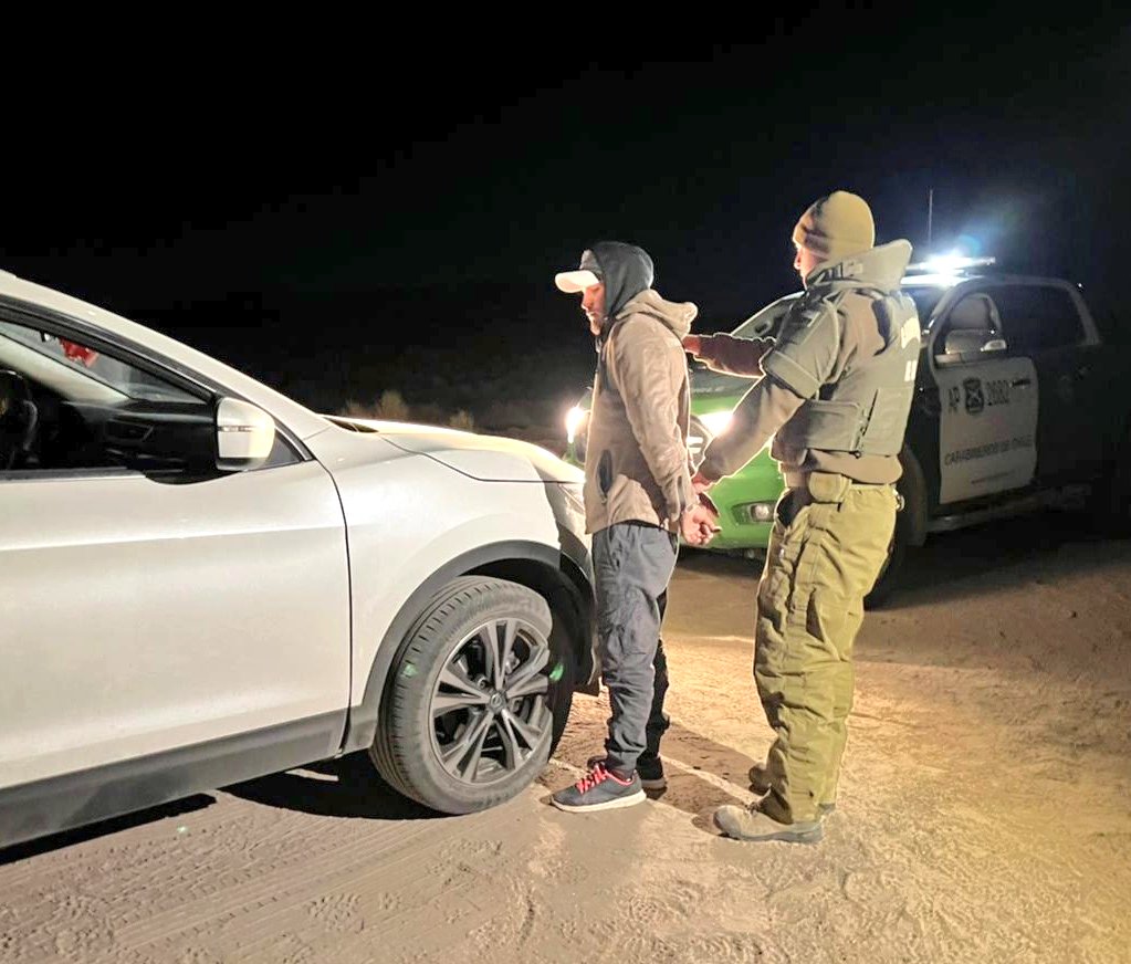 Detenidos por receptación de vehículo en sector de Cancosa