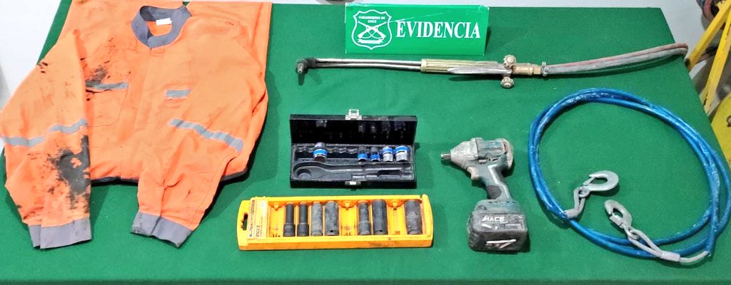 Detenidos por robo de especies avaluadas en 100 millones de pesos en una empresa de Pozo Almonte: 5 detenidos
