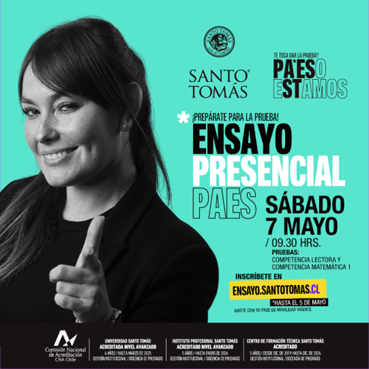 Santo Tomás sede Iquique realizará primer ensayo presencial de la PAES￼