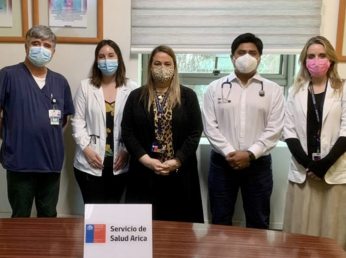 Dos pediatras y un anestesiólogo se integraron a trabajar al Hospital de Arica
