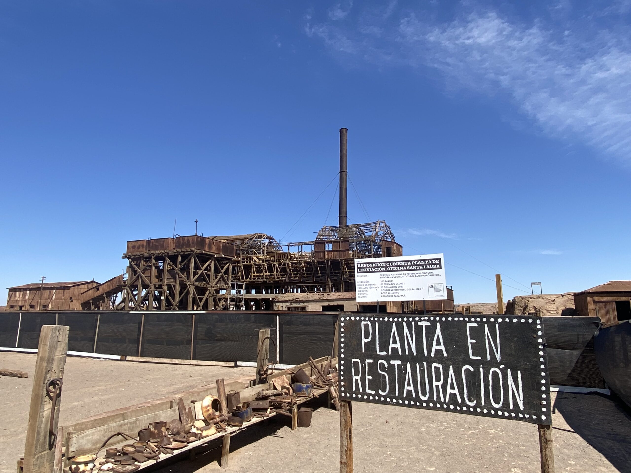 Centro nacional de sitios patrimonio mundial supervisa avances en obras de Santa Laura