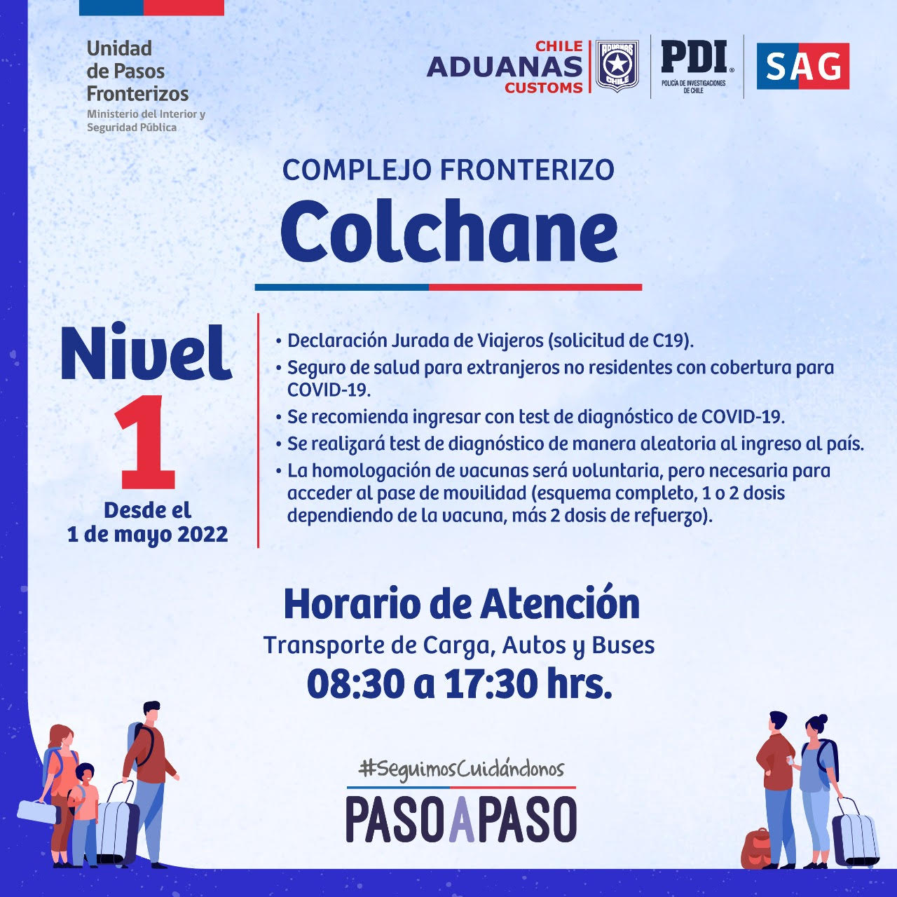 1 de mayo: Autoridades y servicios comenzaron el Plan de Normalización en las fronteras