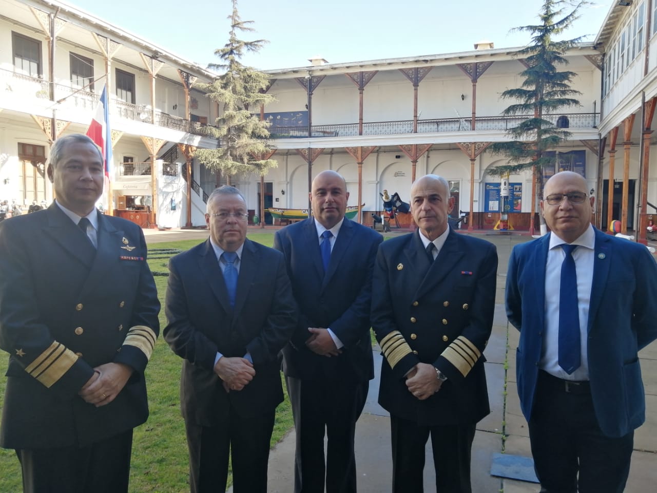Dirigentes sindicales participan en ceremonia aniversario de la Marina Mercante Nacional￼