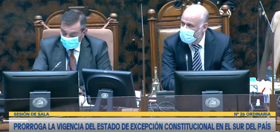 Senado aprueba renovación por 15 días del Estado de Excepción en la Macrozona Sur