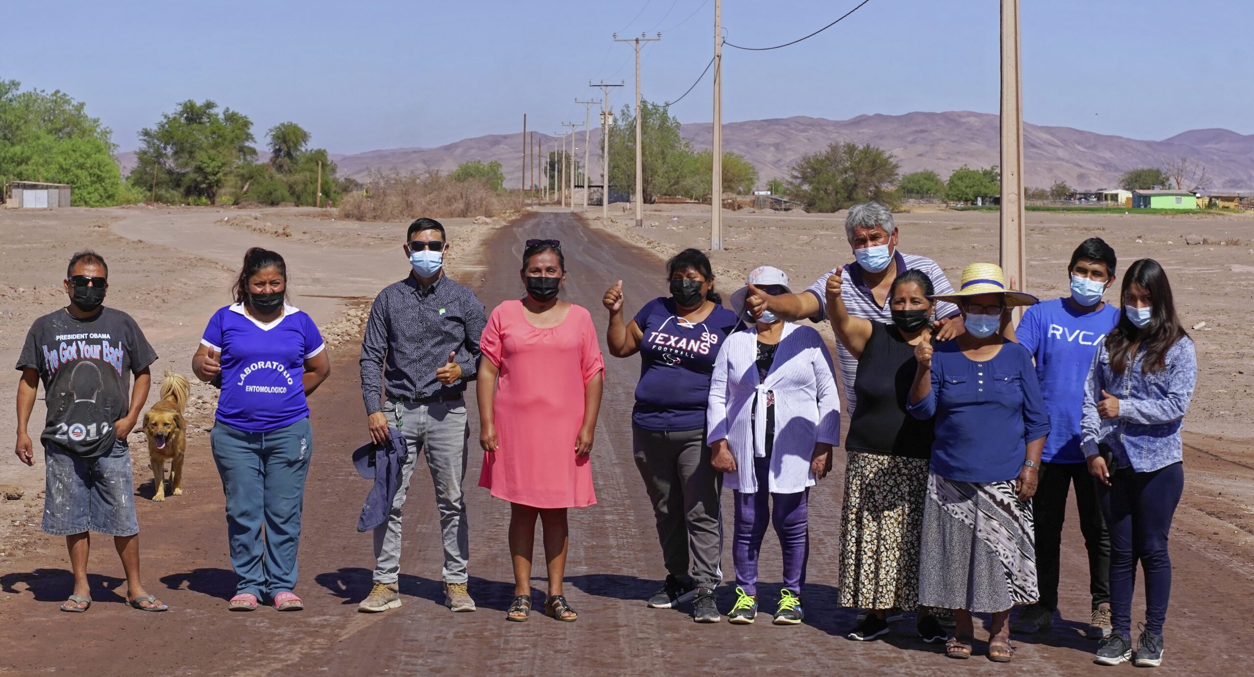 Familias de la Colonia Agrícola de Pintados cuentan con rutas más seguras￼