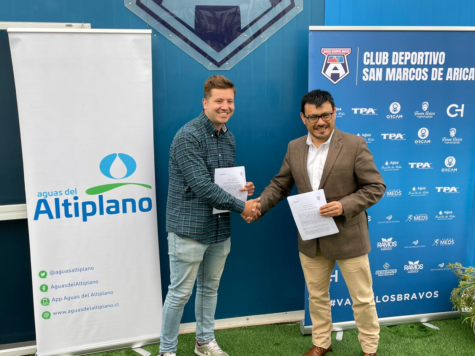 Aguas del Altiplano se suma como sponsor de San Marcos de Arica