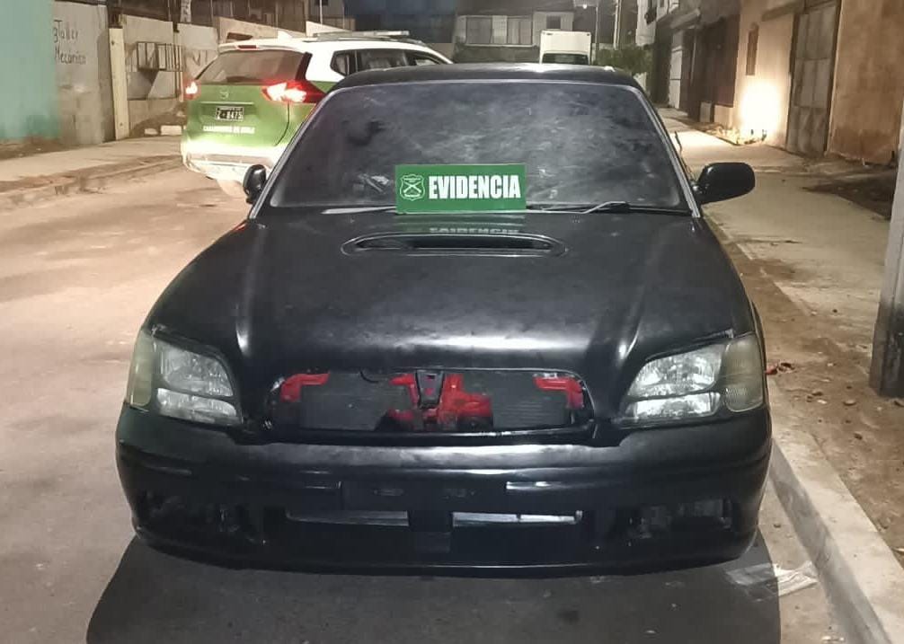 Carabineros de Tarapacá recuperaron tres vehículos robados