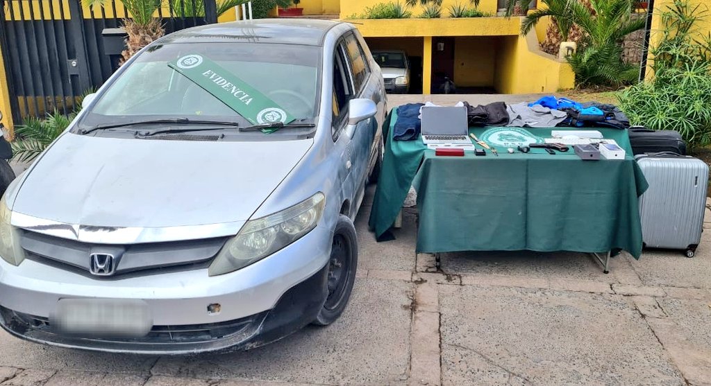 Carabineros identifica y detiene al autor de robo en lugar habitado, hecho ocurrido en El Boro, Alto Hospicio