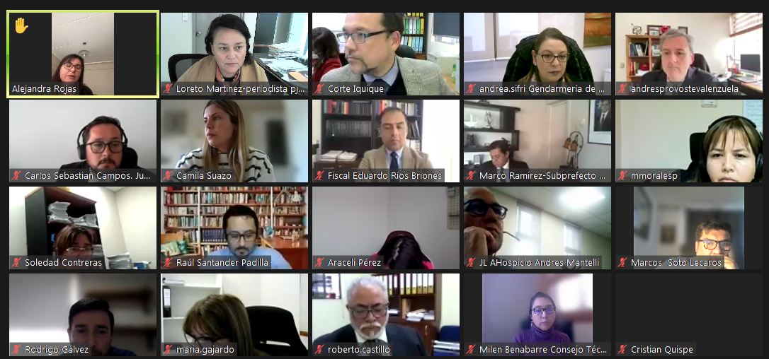 Corte de Apelaciones de Iquique organiza capacitación sobre implementación de ley de monitoreo telemático en causas por violencia intrafamiliar