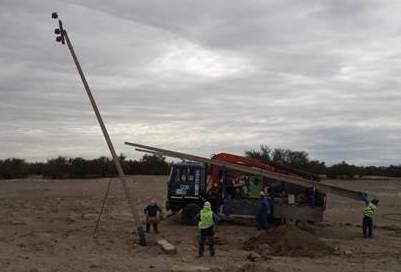 Derriban 20 postes eléctricos y roban 7 kilómetros de cables de cobre en inmediaciones de Canchones, Pampa del Tamarugal
