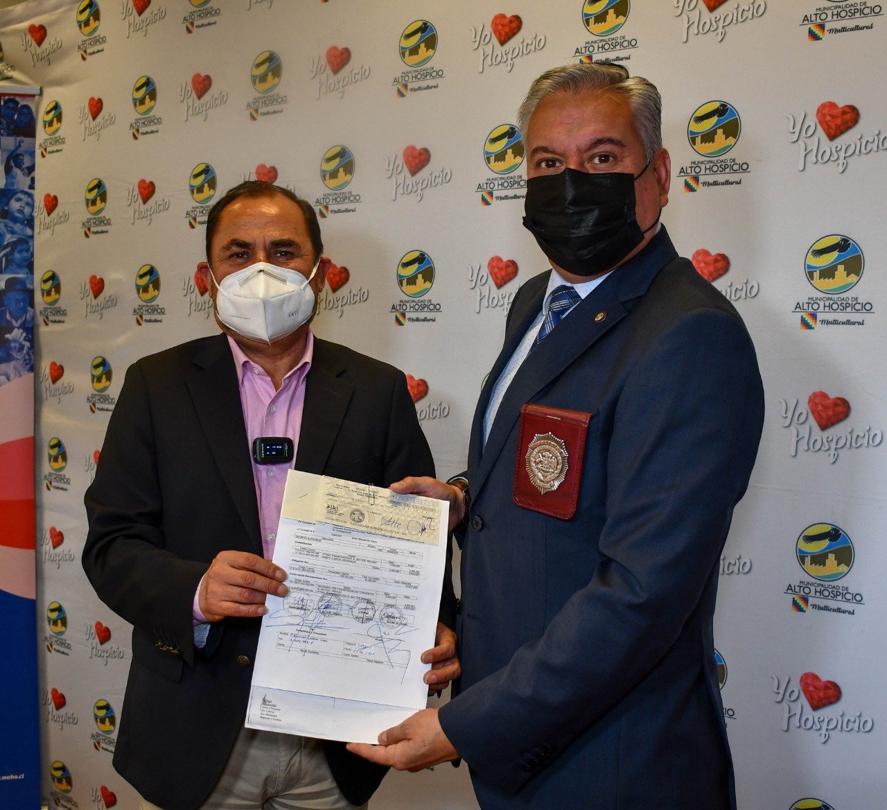 Municipalidad de Alto Hospicio entregó subvención a PDI para enfrentar delincuencia