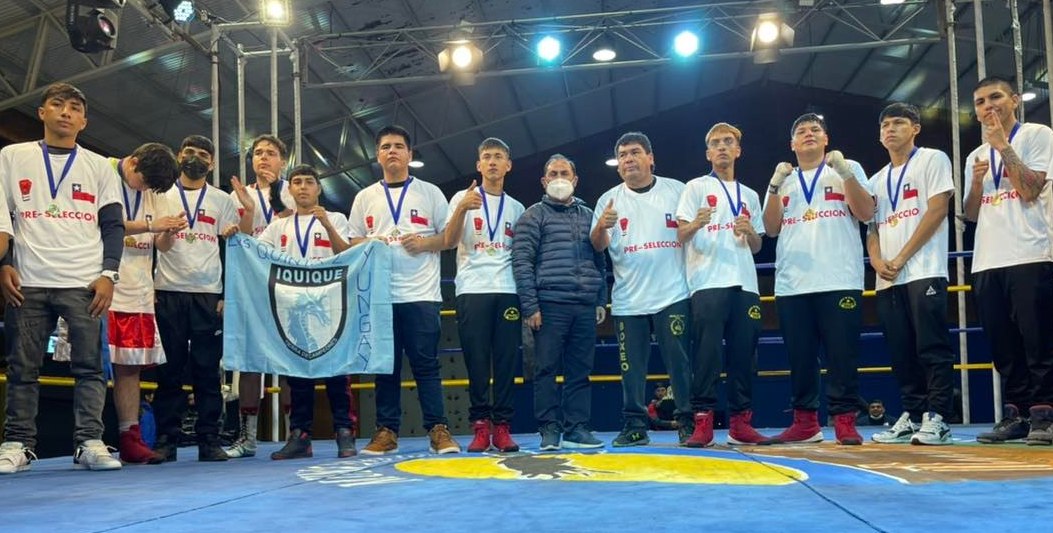 Vibrante final de boxeo juvenil en el Techado Municipal de Alto Hospicio￼