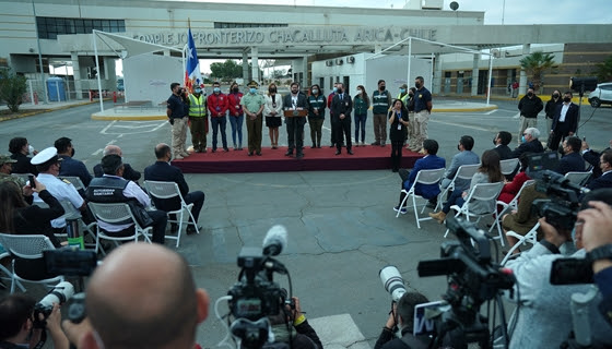 Presidente de la República Gabriel Boric Font visita Complejo Fronterizo Chacalluta