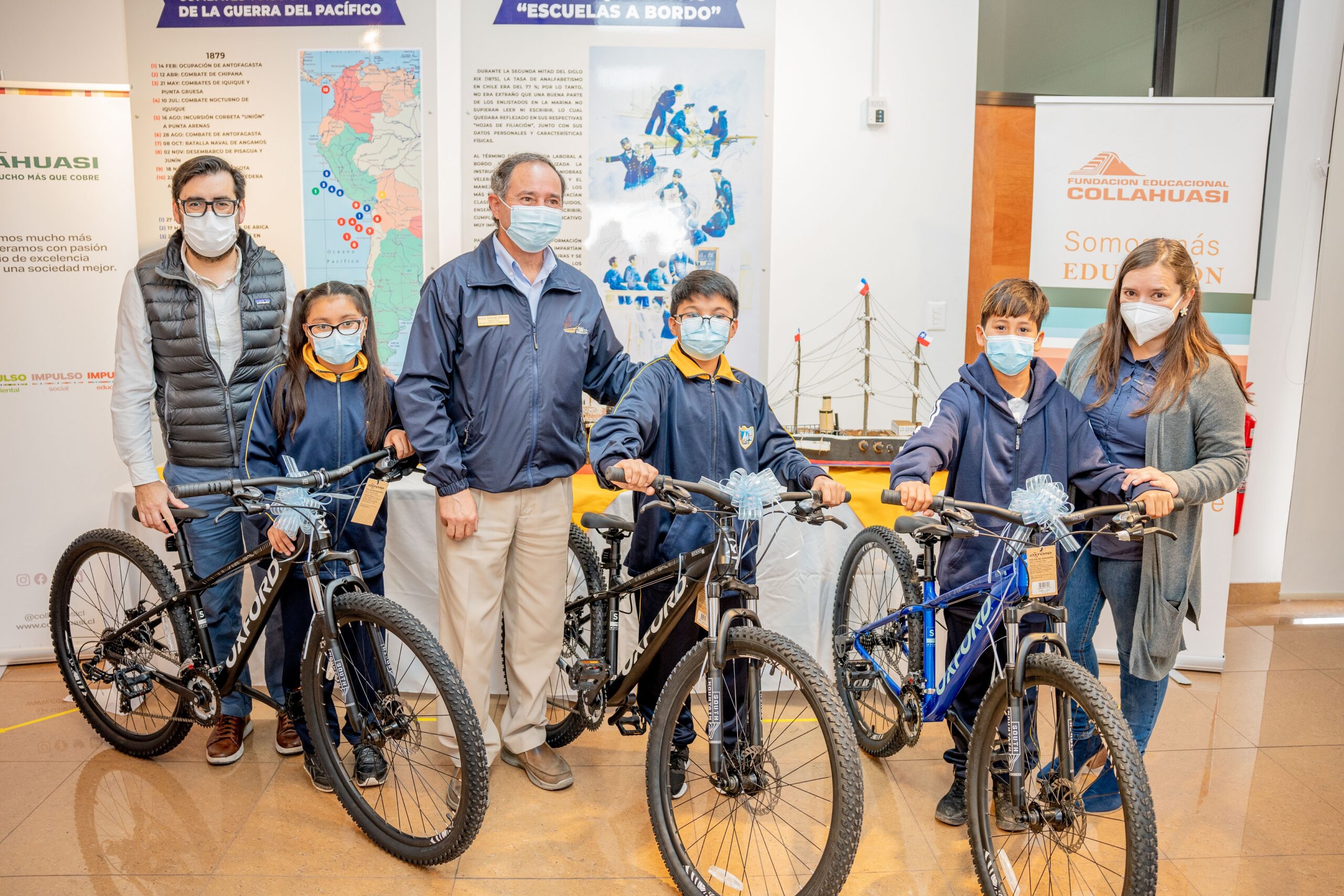 Fundación Collahuasi premió a ganadores del concurso escolar “Réplica la Esmeralda”