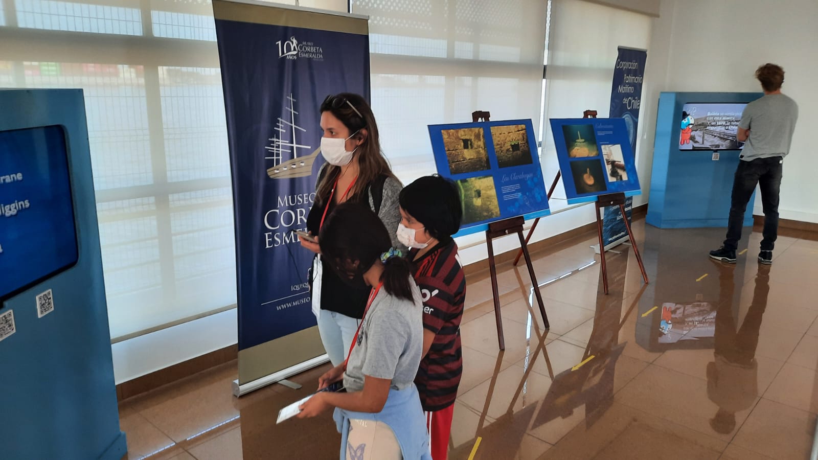 Museo “Corbeta Esmeralda” agregó idioma portugués a su sistema de audioguía