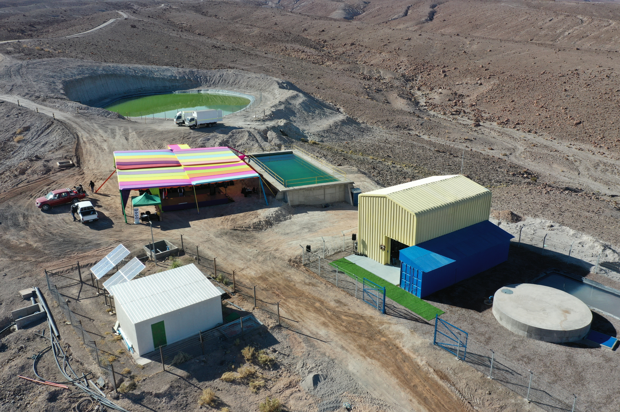 Comunidad Indígena Atacameña de Camar inauguró su primera planta de agua potable