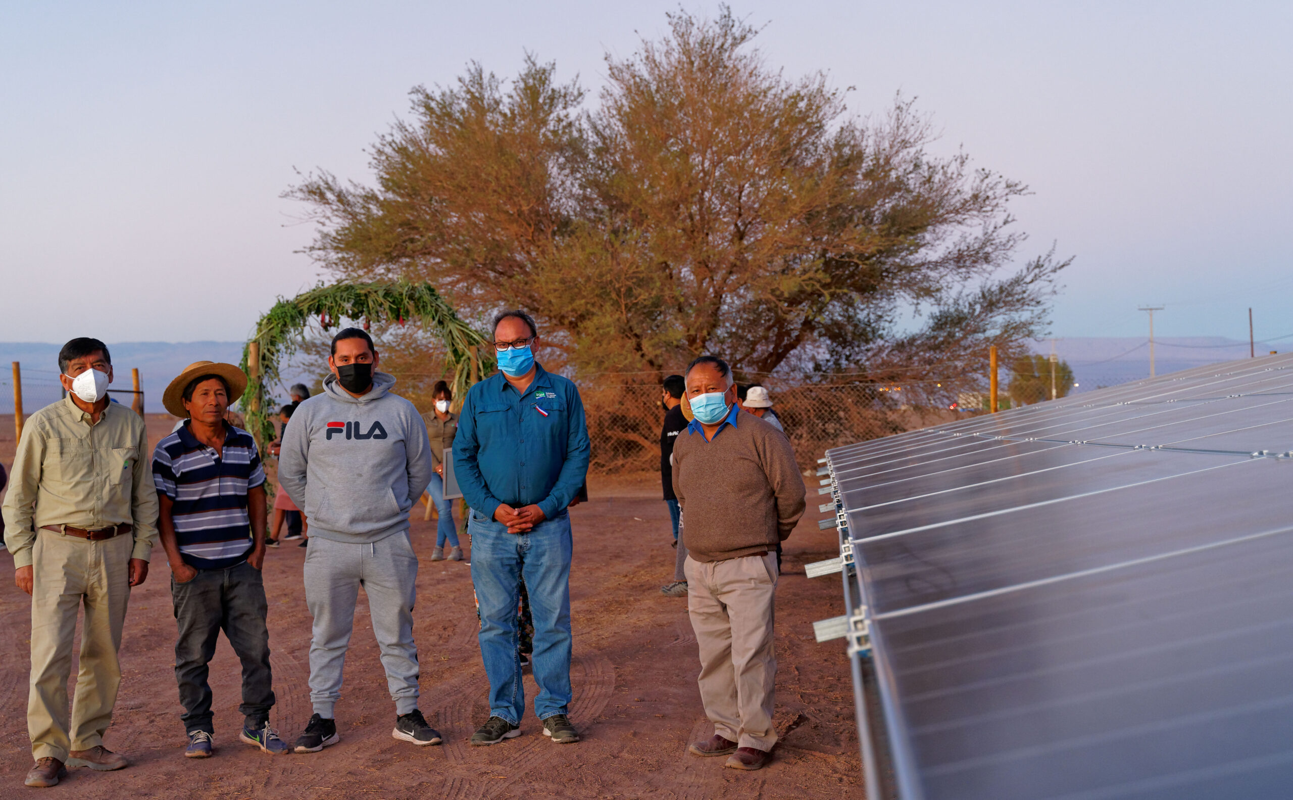 Agricultores de la Colonia Agrícola de Pintados inauguran sistema fotovoltaico para optimizar cultivos