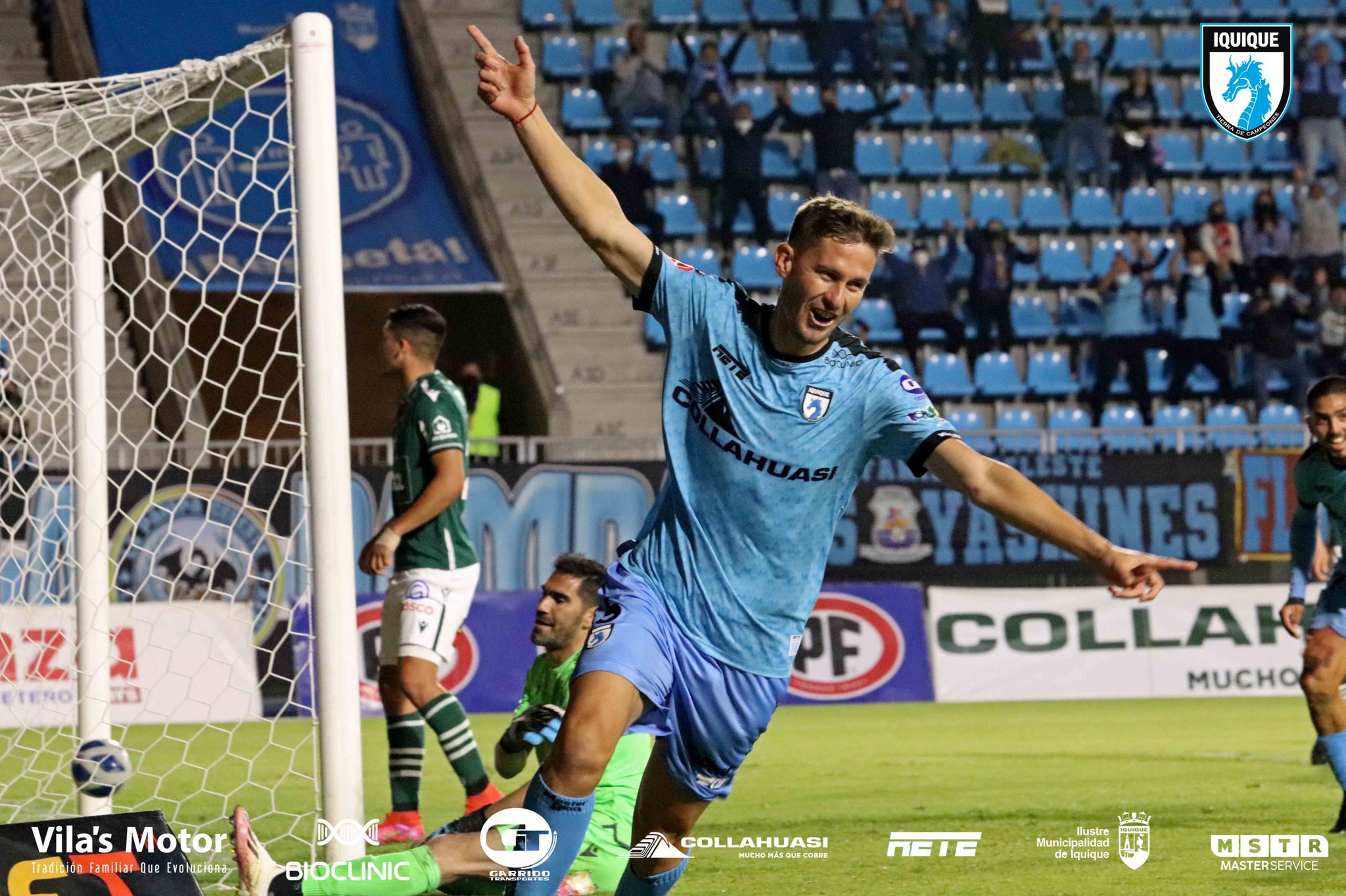 Deportes Iquique sumó 3 puntos al vencer a Wanderers 2-1 en el inicio de la segunda rueda