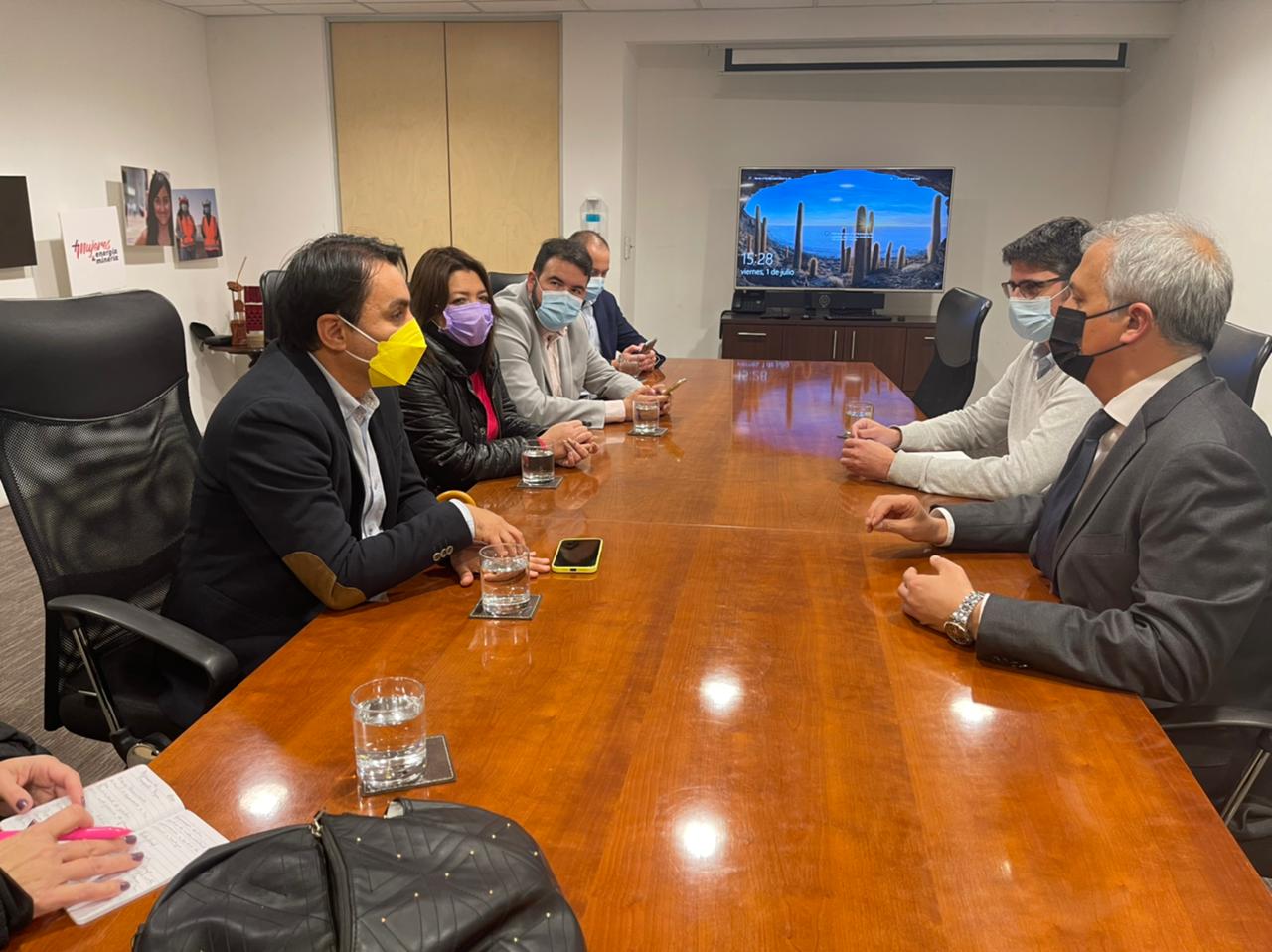 Gobernador se reunió con ministro de Energía para avanzar en electrificación de General Lagos