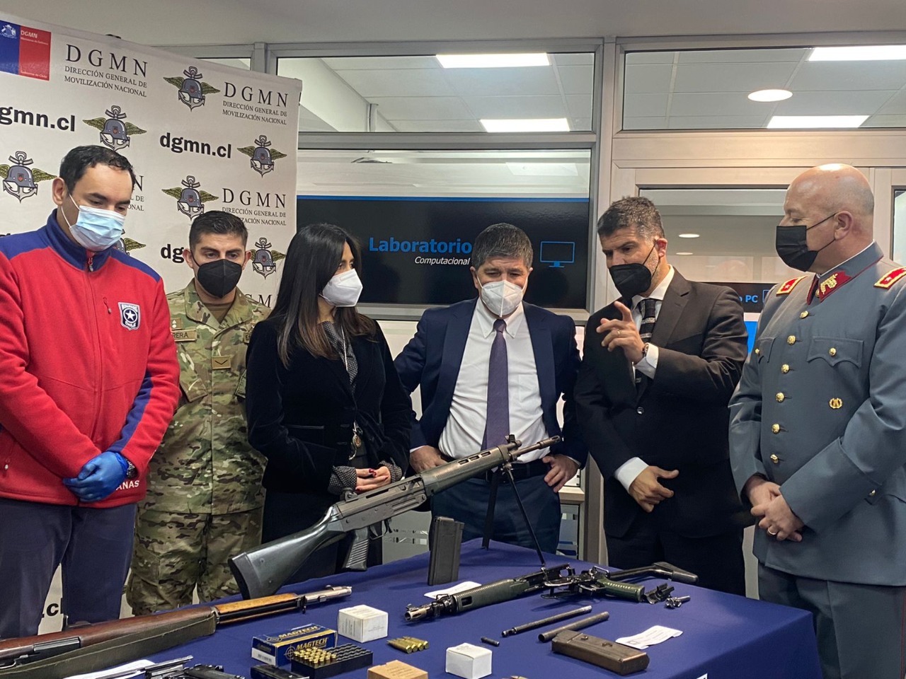 Aduanas y DGMN fortalecen trabajo para fiscalización de armas