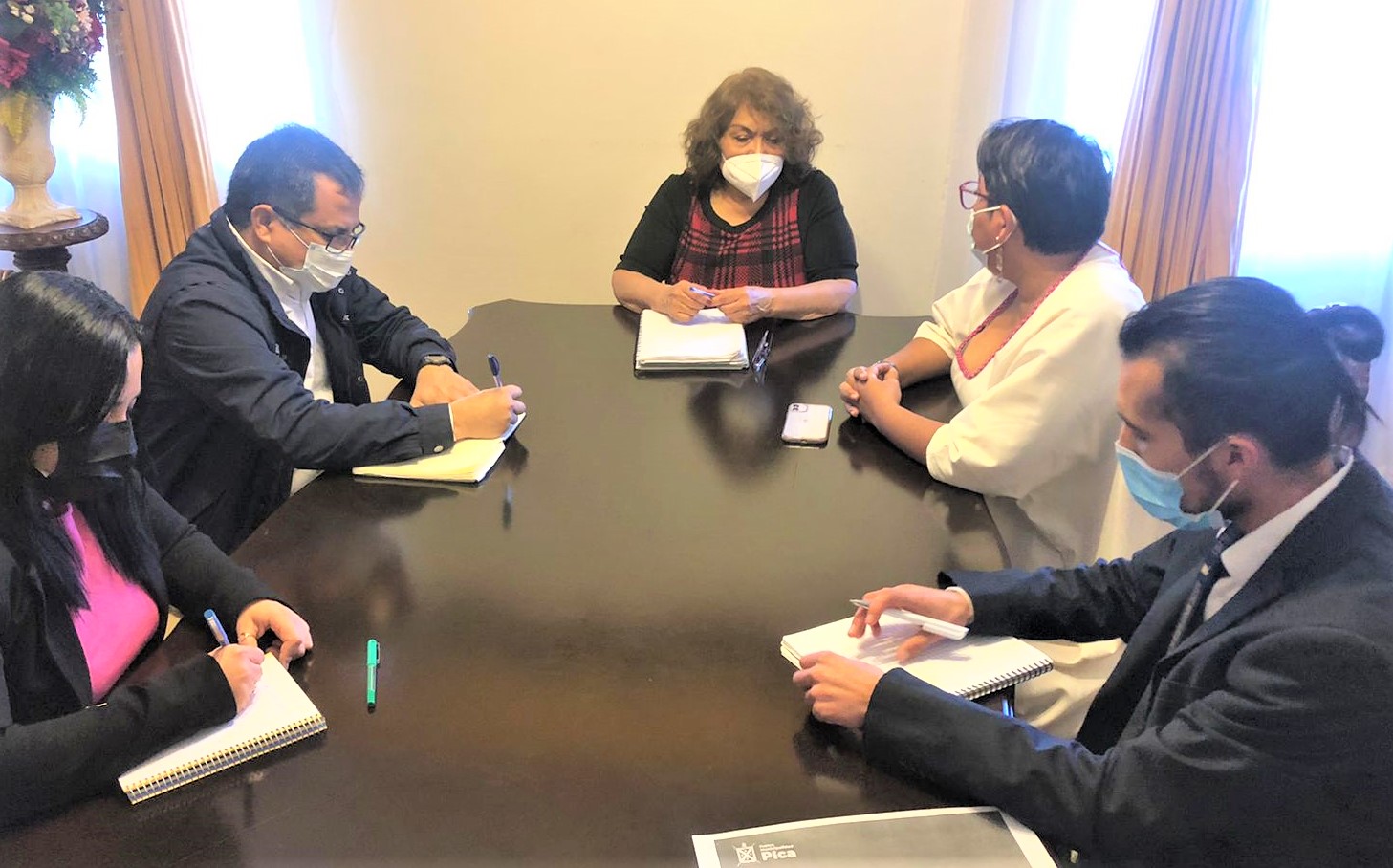 CORFO diseña estrategia con municipios de Camiña y Pica para apoyar a Pymes￼