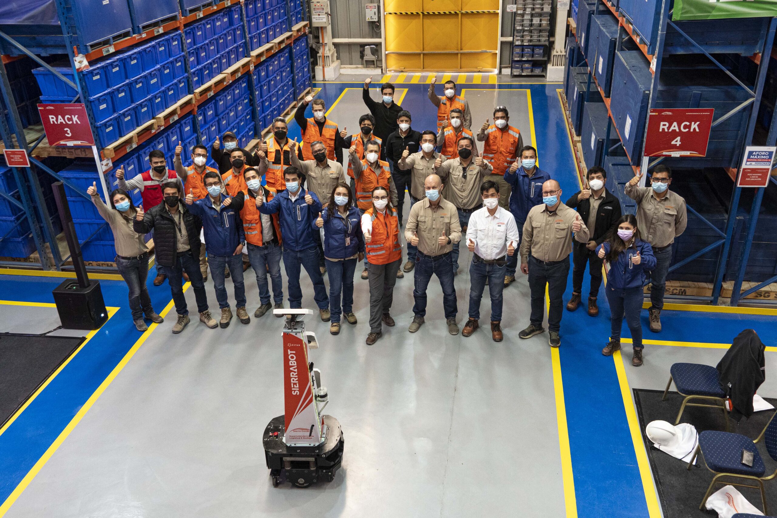 Sierra Gorda SCM es la primera minera en Latinoamérica en usar un robot autónomo para el conteo de inventario 