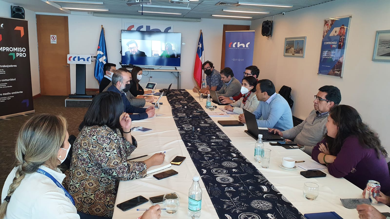 Autoridades regionales, Minvu y CChC comprometen trabajo conjunto para dar cumplimiento al Plan de Emergencia Habitacional