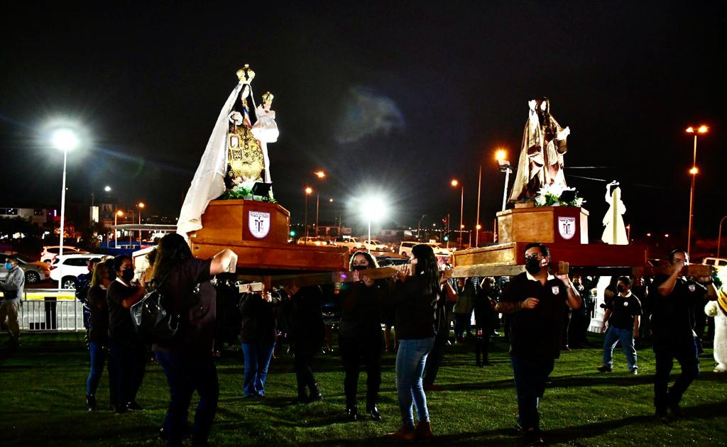 Bendicen Réplica de la Virgen de La Tirana frente a la Plaza Belén de Alto Hospicio￼
