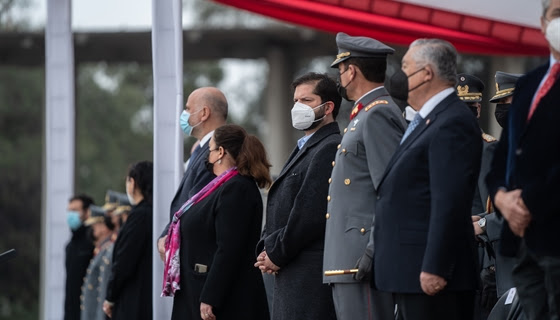 Presidente Boric Font encabezó la ceremonia de Juramento a la Bandera del Ejército