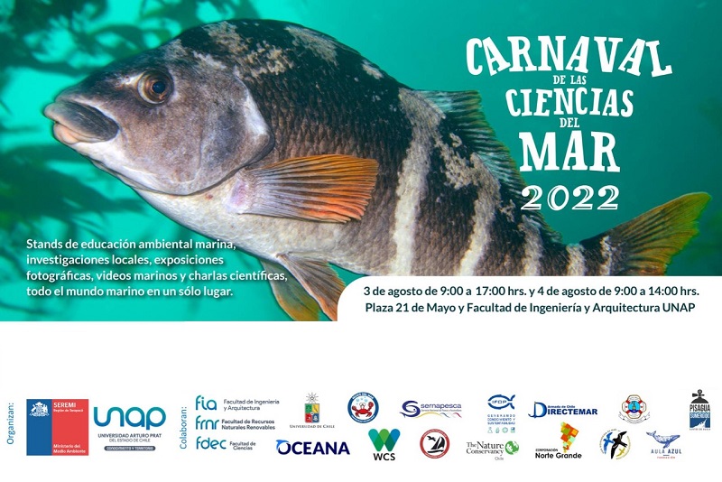 Carnaval de las Ciencias del Mar enseñará cómo cuidar océanos y el medio ambiente  