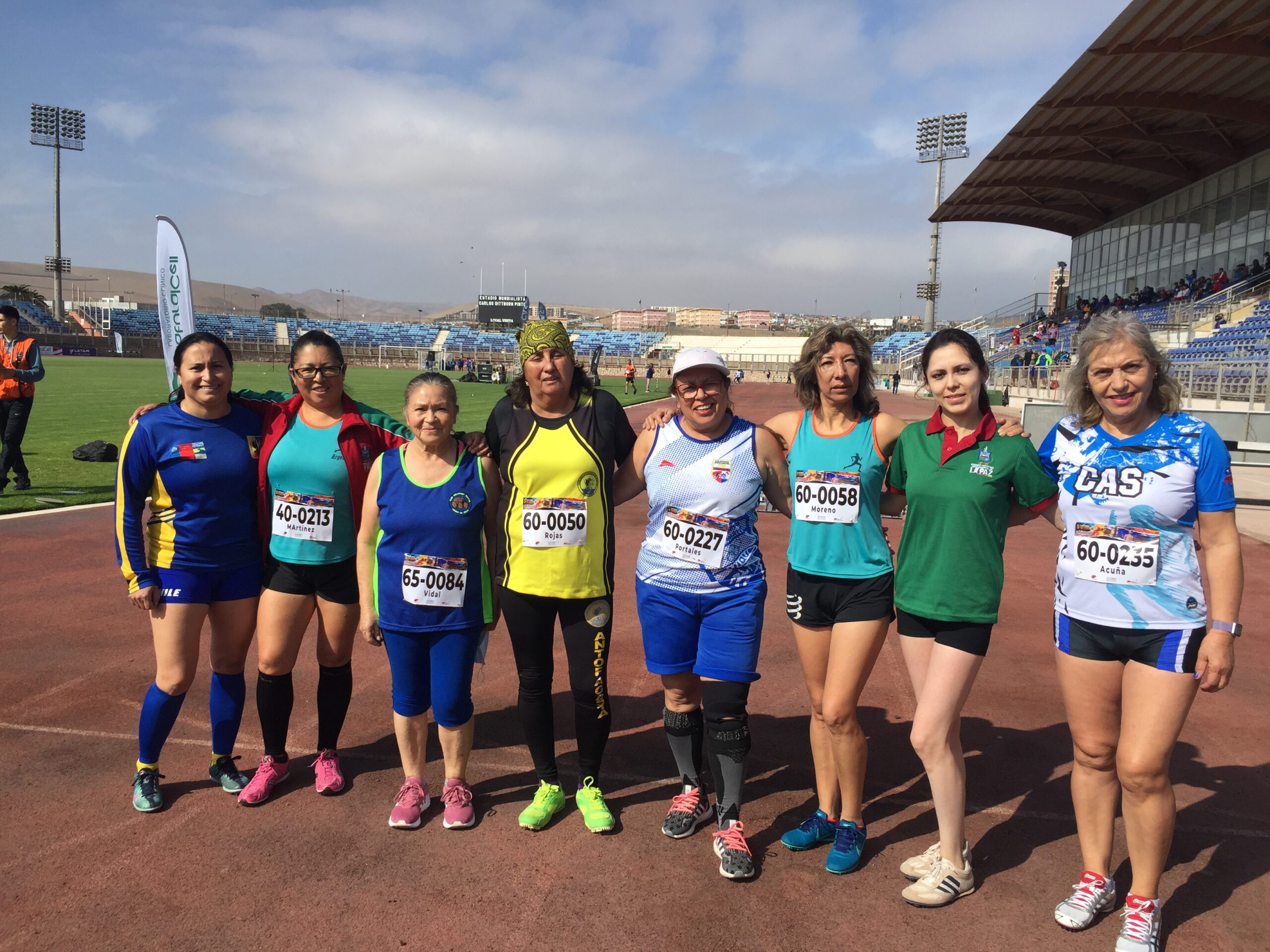 Arica se hizo respetar en el internacional de atletismo master