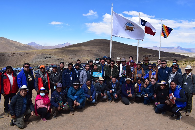 Aimaras de Chile y Bolivia acuerdan pedir que Cancillerías autoricen apertura de Paso Turístico y Comercial en Hito 41
