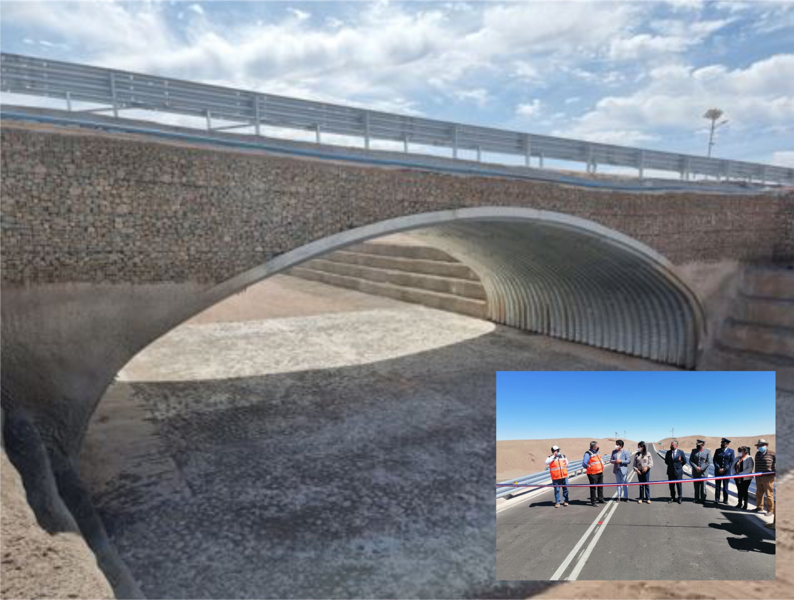 Subsecretario de Obras Públicas inauguró el Puente Matilla, en Km 28 Ruta A-755, comuna de Pica