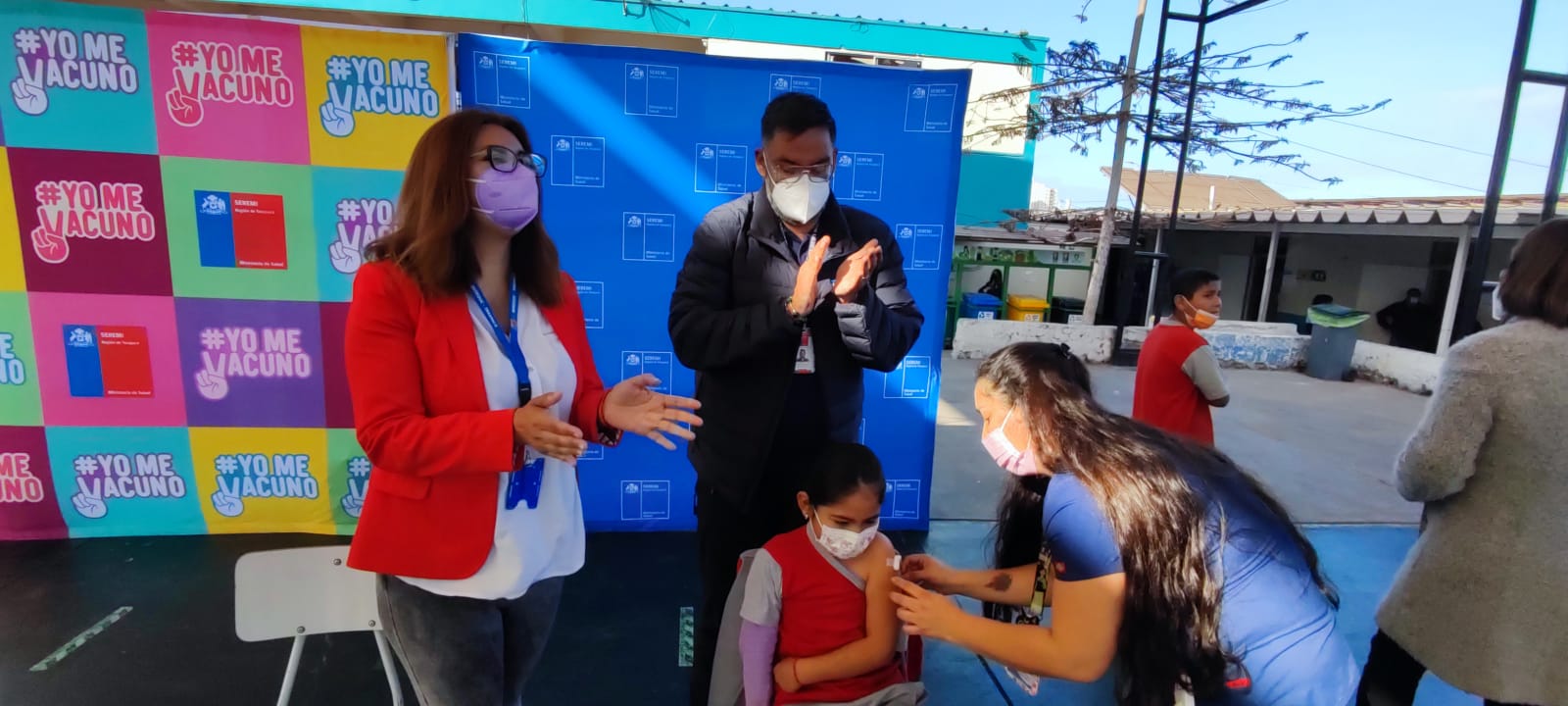 Salud refuerza testeos preventivos y vacunación en colegios de Tarapacá