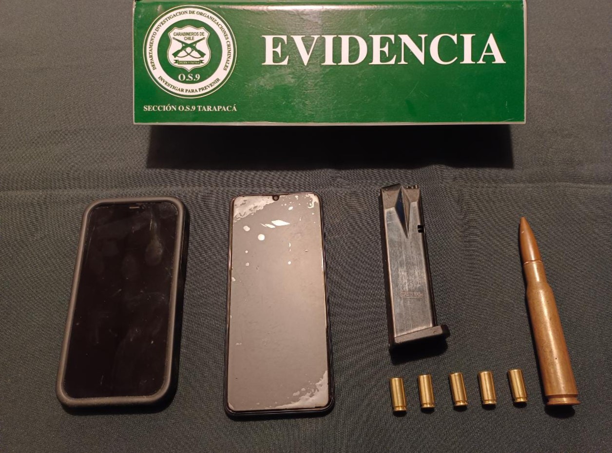 Carabineros detuvo a dos implicados que habrían participado en homicidio frustrado ocurrido en Bajo Molle