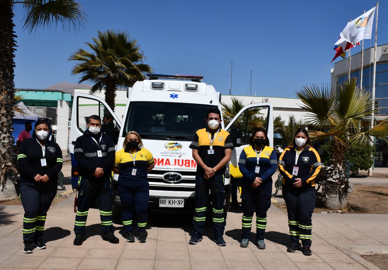 Red de Urgencia de Alto Hospicio cuenta con moderna ambulancia