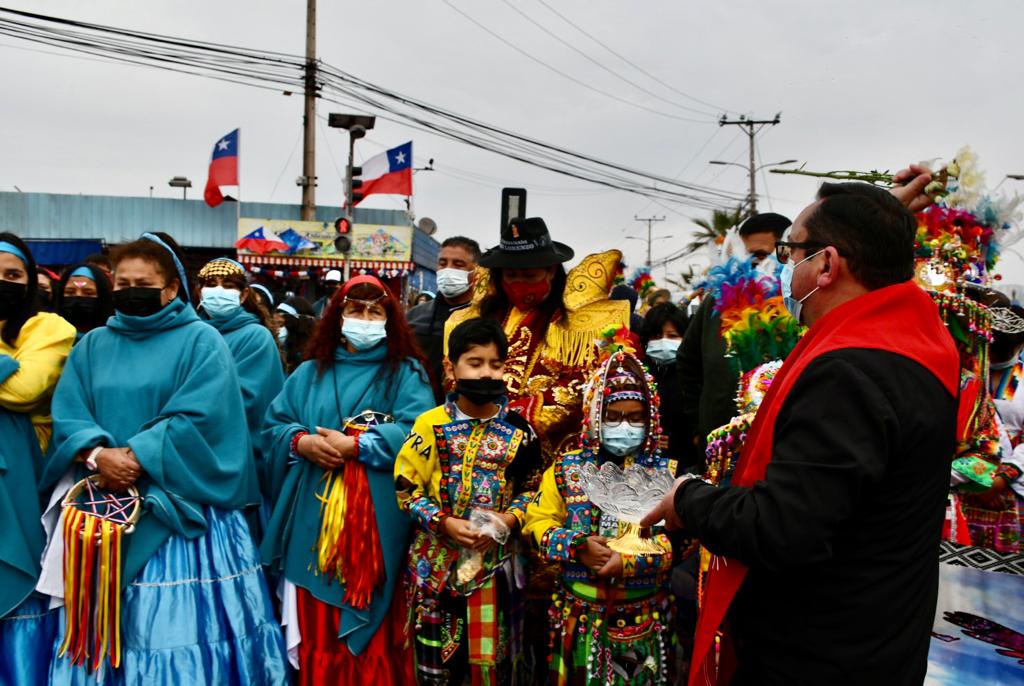 Ceremonia de investidura y bendición de la figura de San Lorenzo￼
