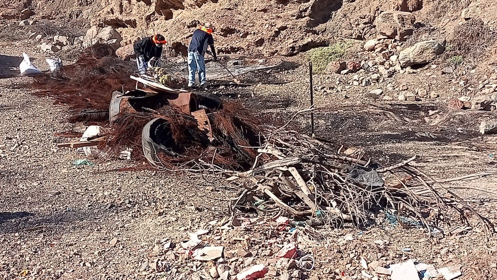 Retiran cerca de 20 toneladas de basura de Quebrada Las Tipias