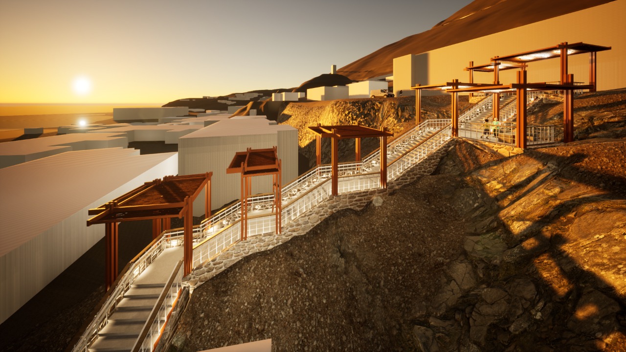 Pequeñas Localidades en Pisagua: Comienza mejoramiento integral de escalera pública que comunica sector alto con costanera