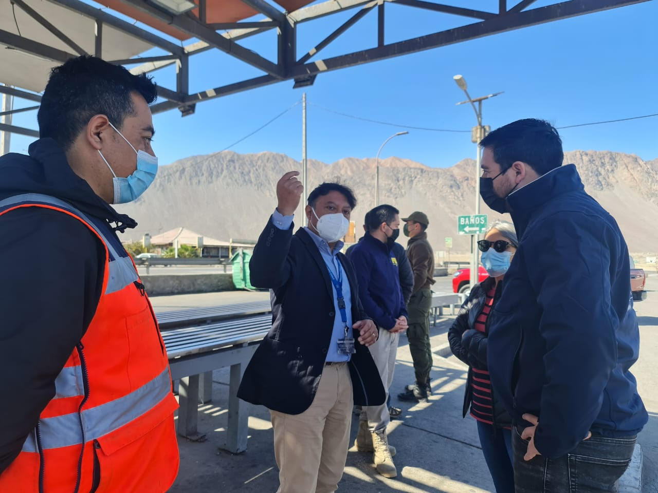 Delegado Presidencial de Tarapacá realizó visita a la avanzada aduanera El Loa