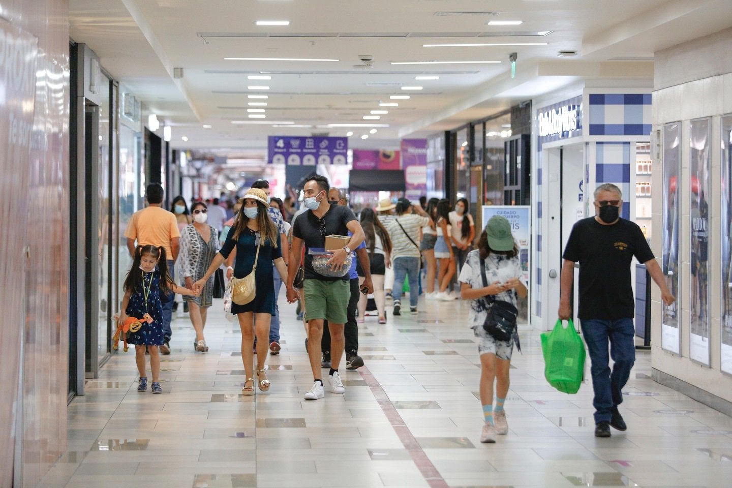 Actividad normal en instalaciones del Mall ZOFRI