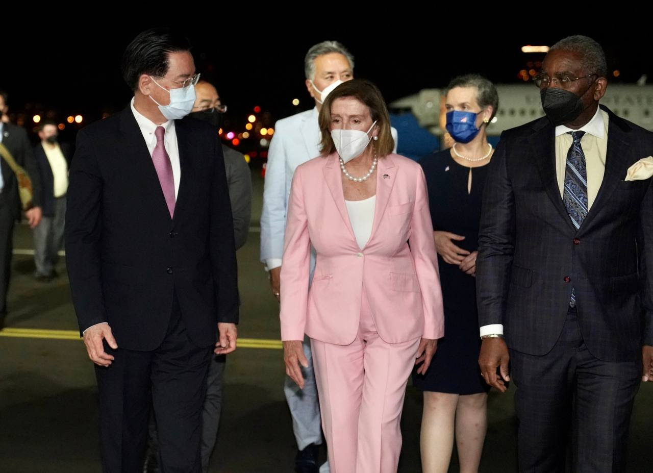 Presidenta de la Cámara de Representantes de Estados Unidos arriba a Taiwan