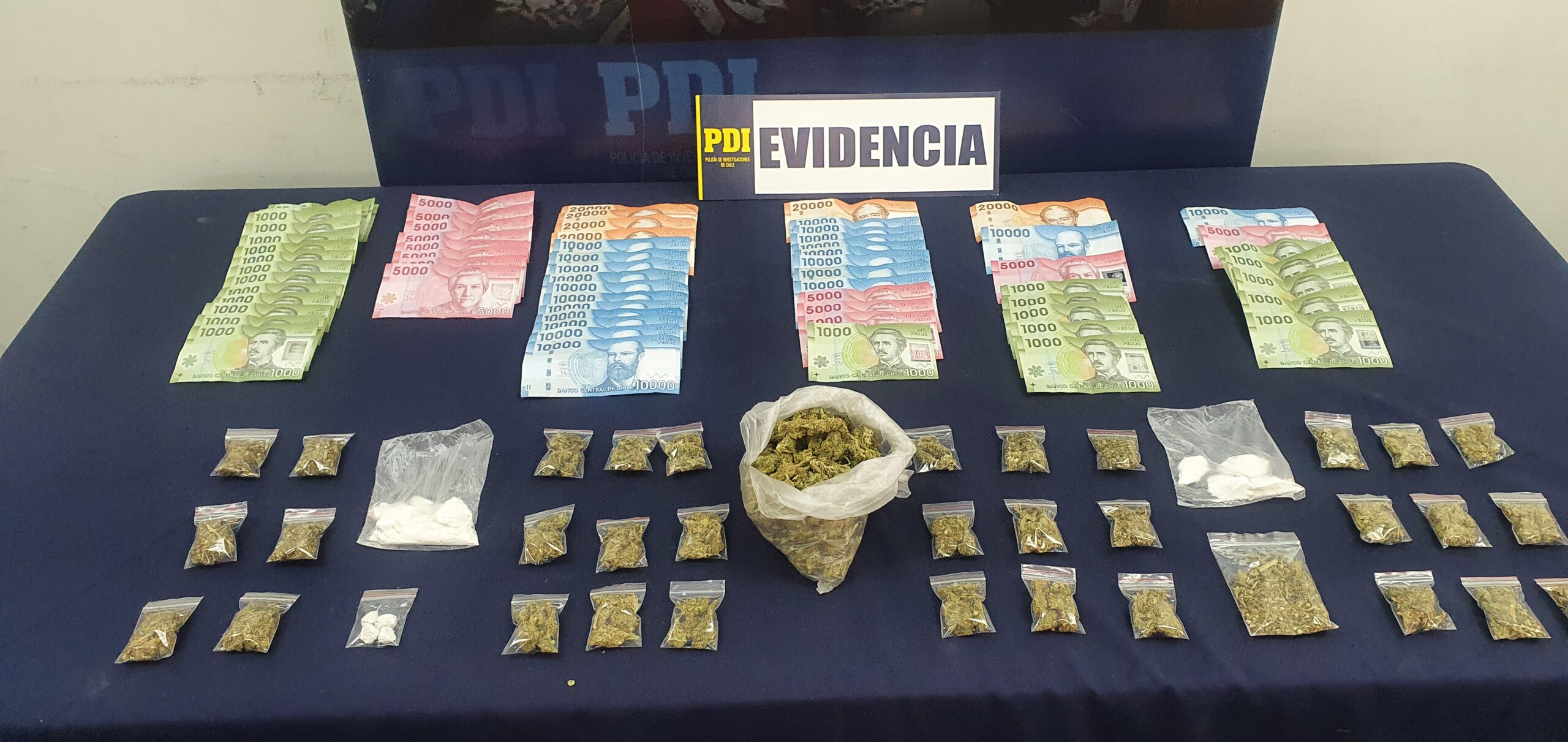 PDI en investigación con Fiscalía detiene a banda de microtraficantes extranjeros￼