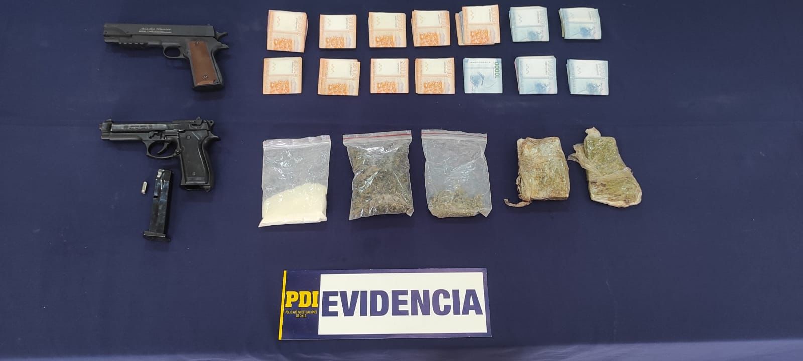PDI Tarapacá detiene a sujeto por abuso sexual, microtráfico de drogas y tenencia ilegal de armas