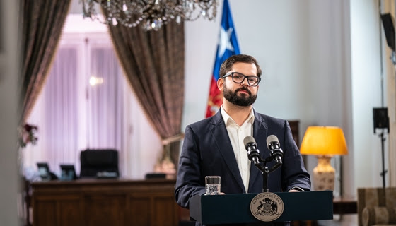 Presidente de la República Gabriel Boric Font se refiere al resultado del plebiscito constitucional